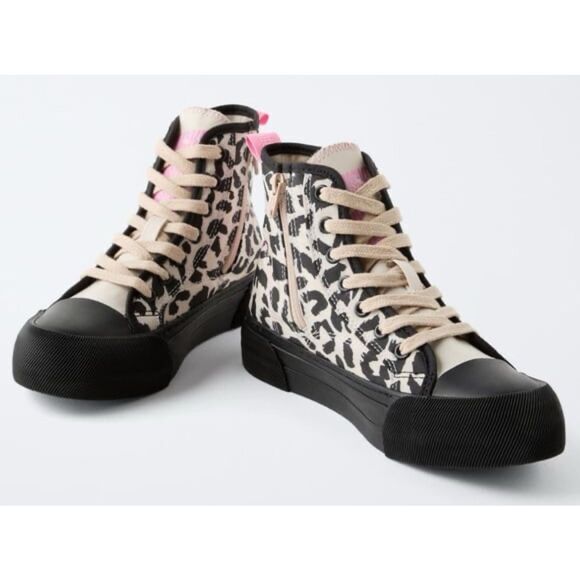 Zara Minnie Mouse Platform High Tops - Picture 3 of 10